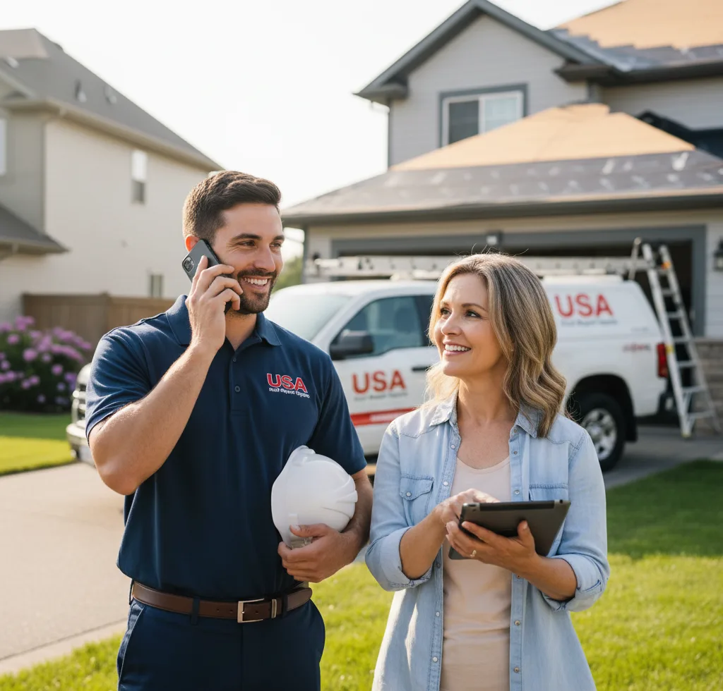 USA Roof Repair Experts customer support in Winner